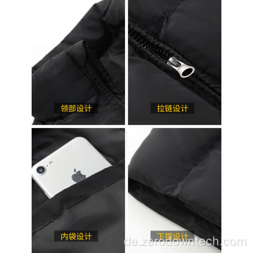 Winter Warm schwarze ärmellose Jacke